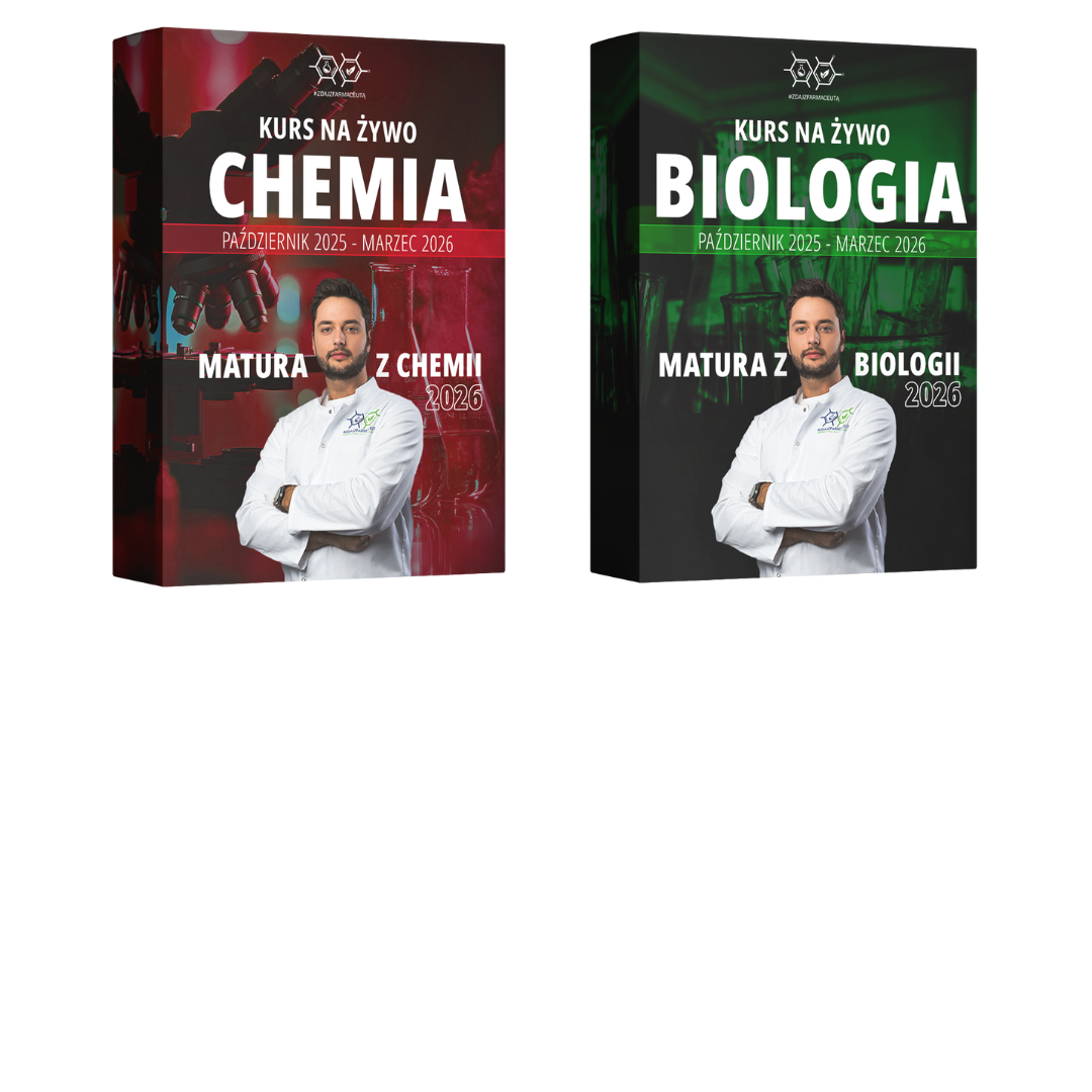 Pakiet: Kurs na żywo BIOLOGIA + CHEMIA październik 2025 - Marzec 2026