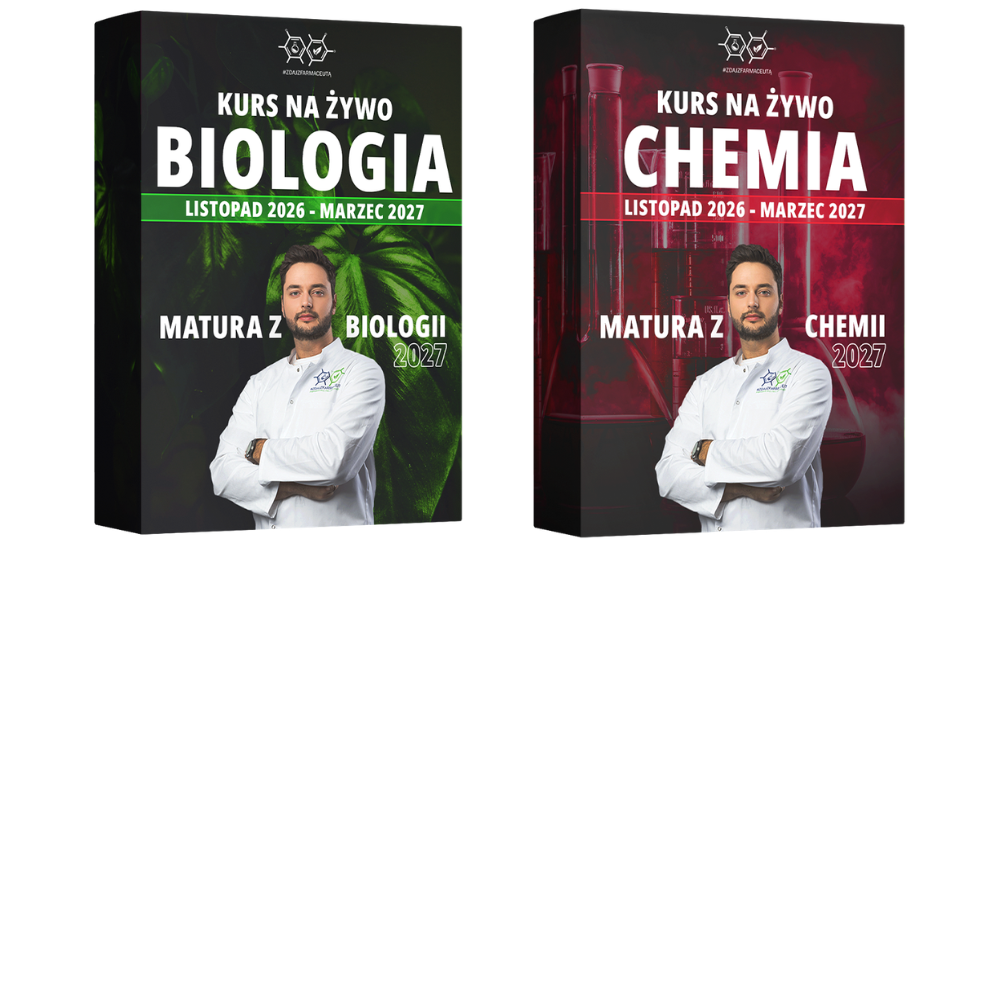 Pakiet: Chemia i biologia: Kurs LIVE Listopad 2026 - Marzec 2027
